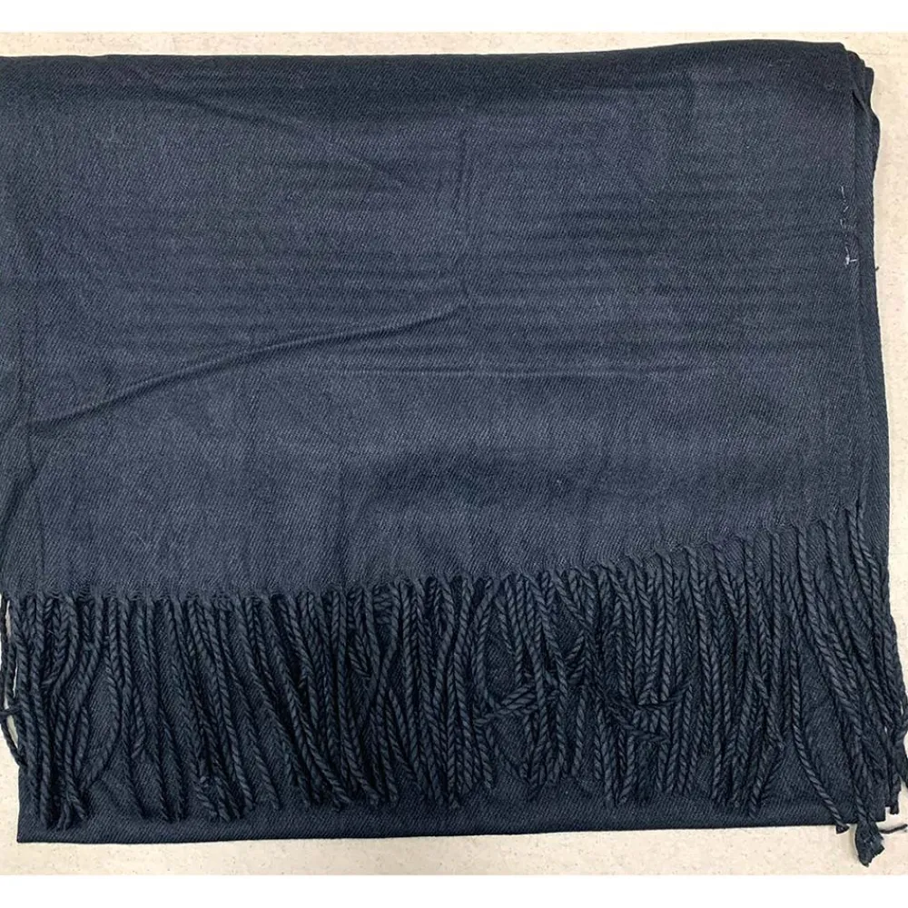 Shop * Cashmere Scarf - Black Antal