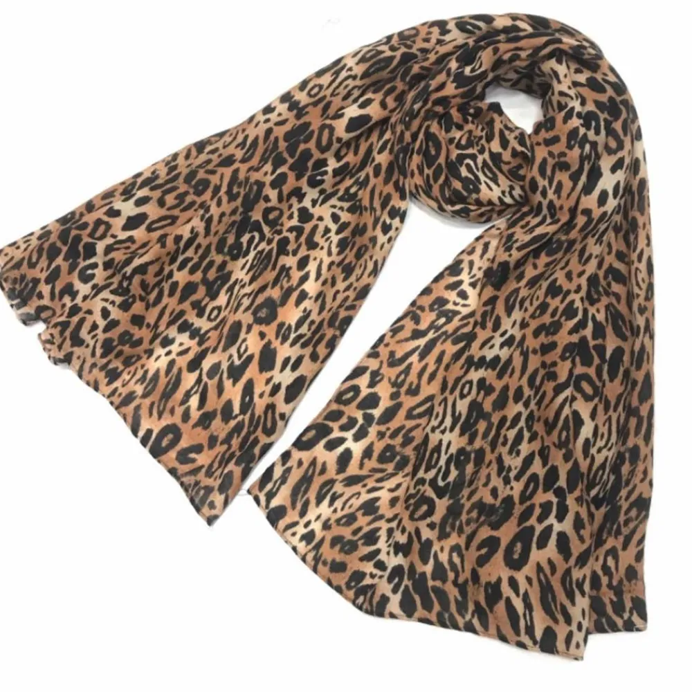 Discount * Leo Printed Viscose Scarf - Camel Antal