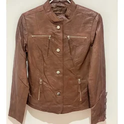 New Butterfly Cph Butterfly Button Jacket - Carob Brown W. Silver Acc. Antal