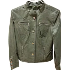 Hot Butterfly Cph Butterfly Button Jacket - Olive W. Silver Acc. Antal