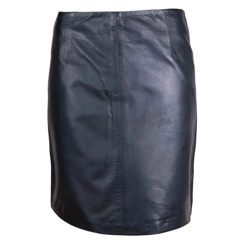 Hot Butterfly Cph Butterfly Leather Skirt - Black Antal