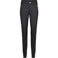 Flash Sale Butterfly Cph Butterfly Stretch Leather Pant - Black/Gold Antal