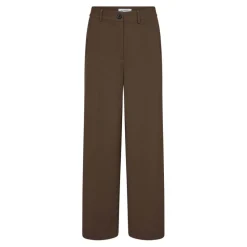 Shop Co'Couture Cadeau Wide Pant - Mud Brown Antal