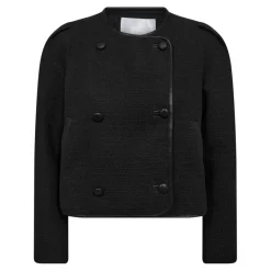 Clearance Co'Couture Ebony Boucle Jacket - Black Antal