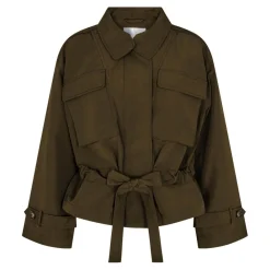 Shop Co'Couture Elba Crop Jacket - Army Antal