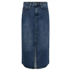 Discount Co'Couture Jolie Denim Slit Skirt - Denim Blue Antal
