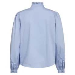 Fashion Co'Couture Sandy Frill V-Shirt - Pale Blue Antal