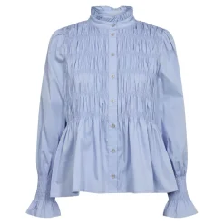 Store Co'Couture Sandy Smock Shirt - Pale Blue Antal