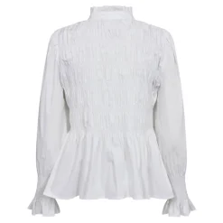 Shop Co'Couture Sandy Smock Shirt - White Antal