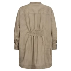 Online Co'Couture Scarlet Stripe Shirt - Walnut Antal