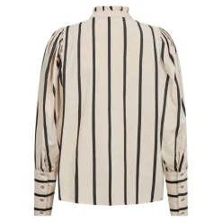 New Co'Couture Tessie Stripe Puff Shirt - Marciblack Antal