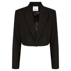 Sale Co'Couture Vola Crop Blazer - Black Antal