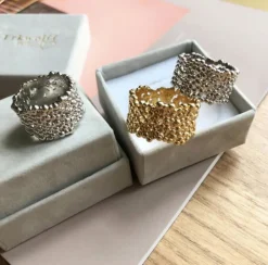 Hot frkwolff Jewelry Frkwolff Boble Ring - Guld Antal