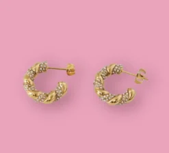 Clearance frkwolff Jewelry Blida Hoops - Gold Antal