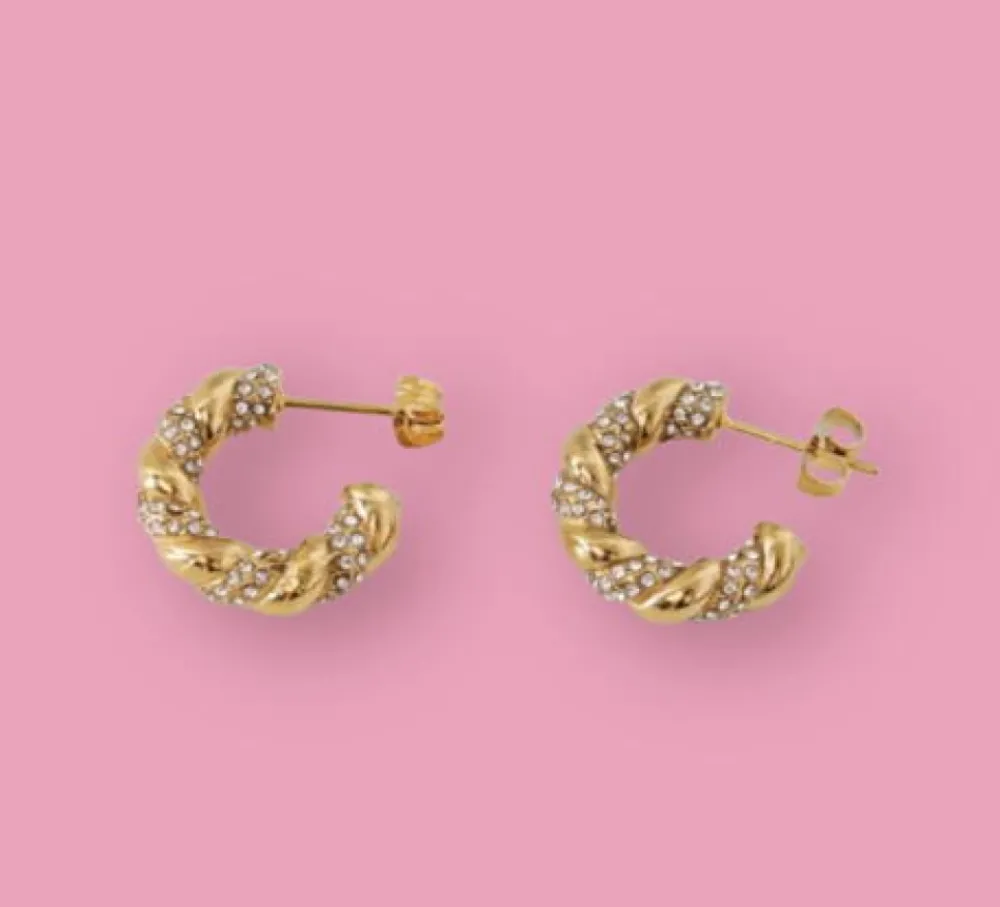 Clearance frkwolff Jewelry Blida Hoops - Gold Antal