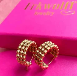 Best Sale frkwolff Jewelry Boble Girl Hoops - Gold Antal
