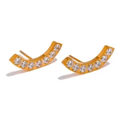 Cheap frkwolff Jewelry Brilli Earring - Gold Antal