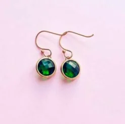 Discount frkwolff Jewelry Nala Earring - Dark Green Antal