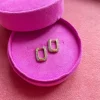 Hot frkwolff Jewelry Square Shine Earring - Gold Antal
