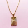 Cheap frkwolff Jewelry Sunny Square Necklace - Gold Antal