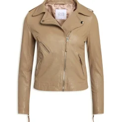 Best Sale Love & Divine Love & Divine Love313 Leather Jacket - Sand Antal