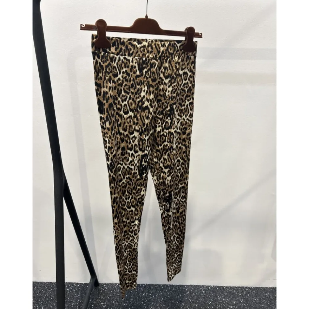 Outlet Marta Du Chateau Ladies Leggings - Leo Print Antal