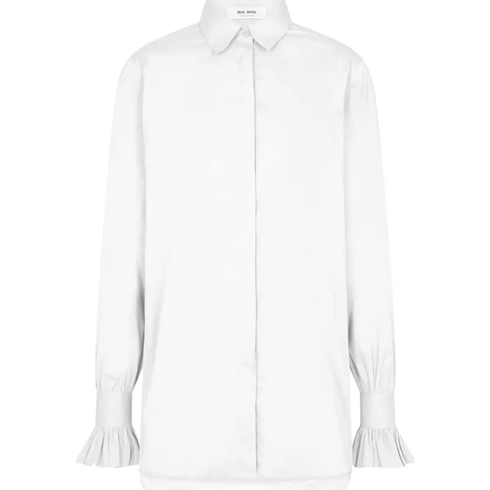 Shop Mos Mosh Enola Fancy Shirt - White Antal