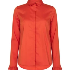 Sale Mos Mosh Mattie Flip Shirt - Burnt Ochre Antal