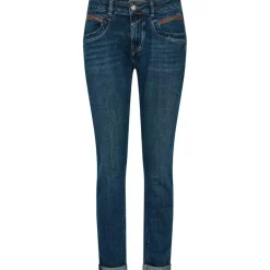 Discount Mos Mosh Naomi Subtle Jeans - Dark Blue Antal