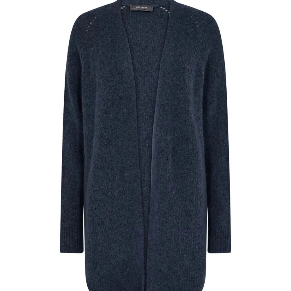 Clearance Mos Mosh Thora Long Cardigan - Salute Navy Antal