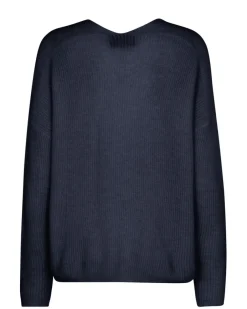 Store Mos Mosh Thora V-Neck Knit - Salute Navy Antal