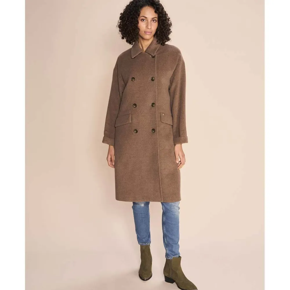Flash Sale Mos Mosh Venice Wool Coat - Savannah Tan Antal
