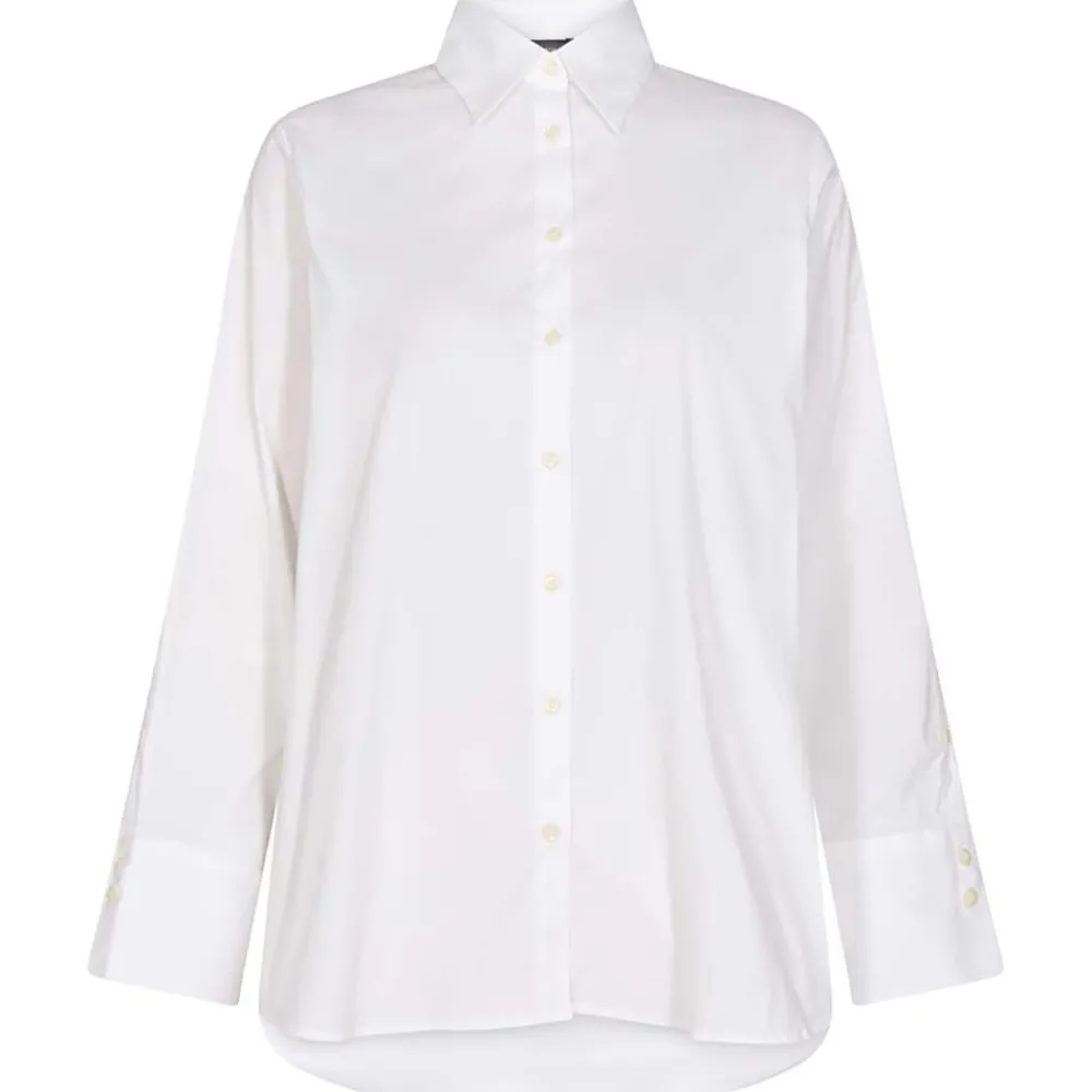 Shop Mos Mosh Winola Shirt - White Antal