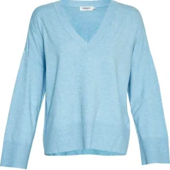 Outlet Moss Copenhagen Selana Rachella Pullover - Chambray Blue Antal