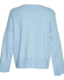 Outlet Moss Copenhagen Selana Rachella Pullover - Chambray Blue Antal
