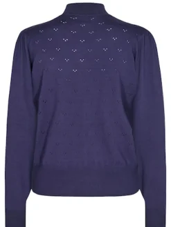 Discount Nümph Numph Nuedna Pullover - Tillandsia Purple Antal