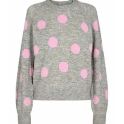 Hot Nümph Numph Nuellen Pullover - Pink Frosting Antal