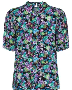 Shop Nümph Numph Nuviola Blouse - Caviar Antal