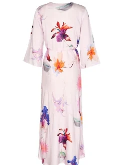 Cheap Nümph Numph Rita Long Dress - Lilac Snow Antal