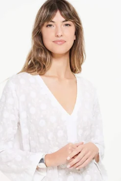 Discount OneSeason Embroidery Kerela - White/White Antal