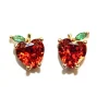 Outlet Pico Apple Chrystal Stud - Gold Antal