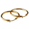 Store Pico Basic Large Hoop - Gold Antal
