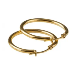Store Pico Basic Medium Hoop - Gold Antal