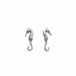 Cheap Pico Seahorse Studs - Silver Antal