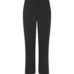 Store Pulz Bindy Hw Pant Above Ankle Flared Leg - Black Beauty Antal