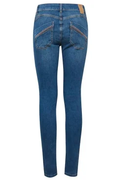 Cheap Pulz Carmen Hw Jeans Skinny Leg - Medium Blue Antal