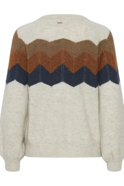 Fashion Pulz Mimi Pullover - Turtledove Melange Antal