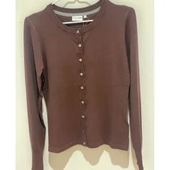 Sale Pulz Sara L/S Cardigan - Java Melange Antal