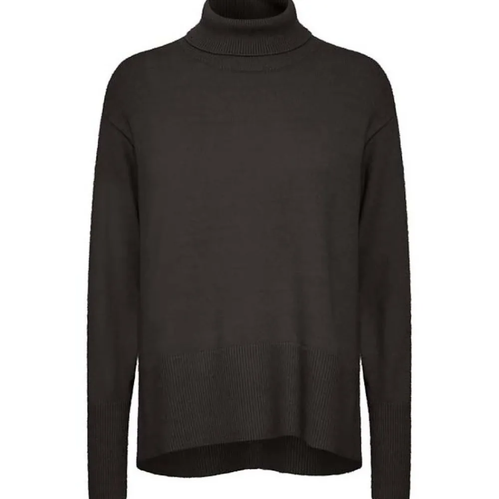 Cheap Pulz Steffi Rollneck - Dark Grey Melange Antal