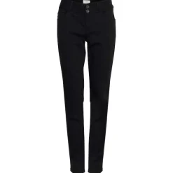 New Pulz Suzy Hw Curved Jeans Skinny Leg - Black Denim Antal